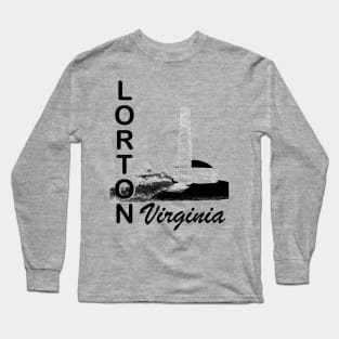 Lorton - Beehive Brick Kiln - Black Long Sleeve T-Shirt